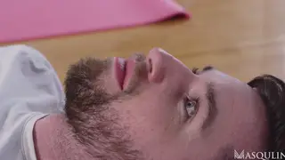 Muscular Jock Takes Bareback Ride After Deep Blowjob