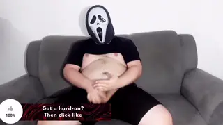 Brazilian Bear in Cosplay Uniform Jerks Off to a Cumshot