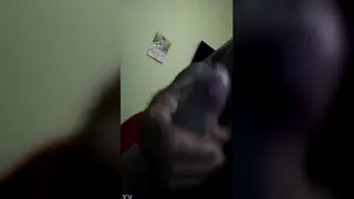 Hairy Mature Bear Strokes His Thick Cock Slowly