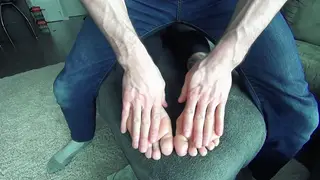 Blonde Stepsister Gets Feet Oiled and Tickled