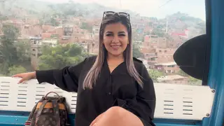 Blonde Latina Takes Her Stepbrother's Friend Outdoors