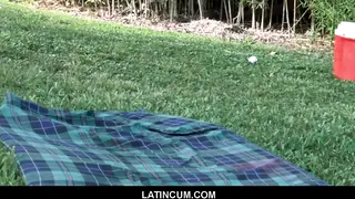 Tattooed Latino Guys Fuck Raw in an Outdoor Group Orgy