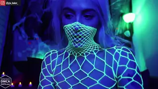 Petite Teen Dances in Neon Before Solo Tease