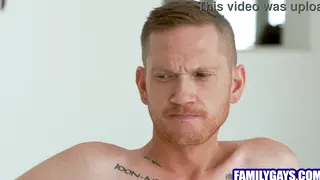 Stepdad Feeds Stepson His Thick Cock Bareback