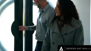 Wife Shares Husband in Interracial BDSM Threesome