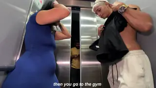 Latina MILF Neighbor Lures Me Into Elevator Anal