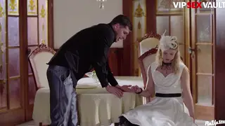 Petite Blonde European MILF Makes Vintage Love