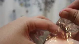 Asian MILF Unboxes Fucking Machine for Solo Play