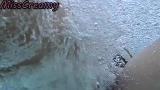MILF Flashes Poolside and Gets Fingered by Student
