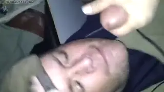 Amateur Trio Shares a Double Blowjob Ending in Facial