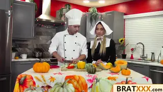 Blonde Assistant Takes Anal and Deepthroat in Uniform