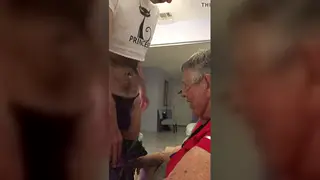 Mature Muscular Couple Striptease Leads to Passionate Sex