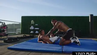 Brunette Cheats on Husband with BBC at the Gym