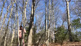 Mature Daddy Strokes to Cumshot at Lakeside