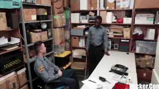 Mature Cop Bends Rookie Over for Rough Uniform Sex