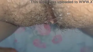 Hairy Latina Teases With Pulsing Clit and Oral Play