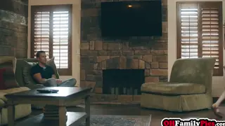 Redhead Teen Stepsister Cosplays for a Rough Doggystyle