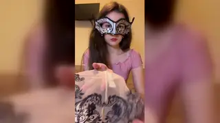 Petite European Teen Shows Dirty Panties in Russian POV Tease
