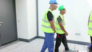 Blonde Bombshell Devours Multiple BBCs in Gangbang