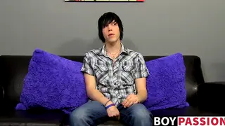 Tattooed Emo Twink Fingers Himself and Cums After a Casting Interview
