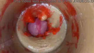 POV Close-Up Captures Double Cum Explosion