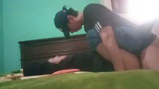 Petite Girlfriend Dominates Boyfriend With Spanking Play