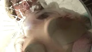 Pregnant Milf Offers Milky Handjob in POV