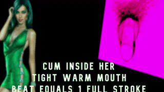 Femdom POV Guides a Timed Blowjob and Handjob Finish