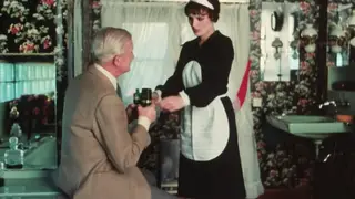 Hairy Mature Man Trains Young Maid with Oral Lessons