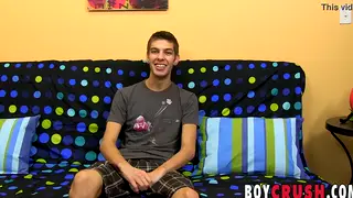 Fresh-Faced Twink Strokes Big Cock to Explosive Finish