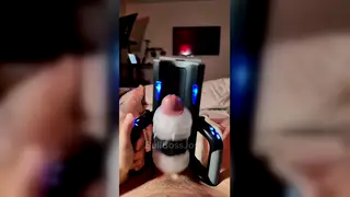 Mature Canadian Man Uses Toy for Intense POV Cumshot