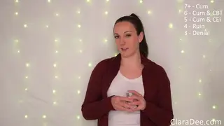 Brunette MILF Commands JOI Game with Cosplay