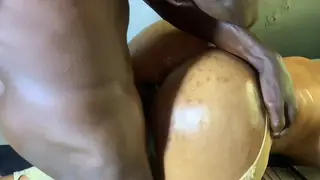 Ebony Babe Takes Rough BBC Pounding in Amateur Clip