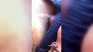 Solo Guy Strokes Until He Spills Into His Shorts
