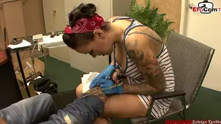 Tall European MILF Takes a Facial and Mouthful
