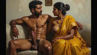 Indian MILF Neighbour Drains a Big Cock in Her Bathroom