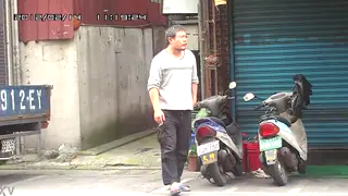 Guy Lets Loose a Golden Stream in Close-Up