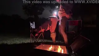 Curvy Couple Risks It All for a Public Campground Creampie