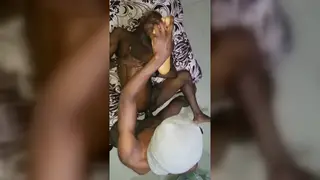 Interracial Boyfriend Pair Swaps Oral Before a Messy Facial