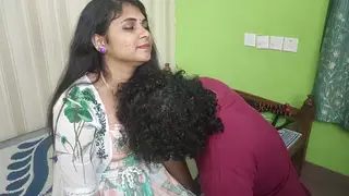 Inked Indian Couple Share Steamy Boob-Focused Romance