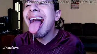 Latino Teen Deepthroats on Camera in POV Blowjob