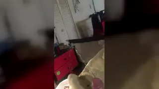 Latino Teen Pisses Across Bedroom Floor in Solo Fetish Clip