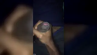 Solo Guy Works His Length In Quick Handjob Clip