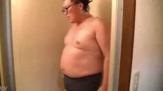 Japanese Bear Shows Off His Chubby Body