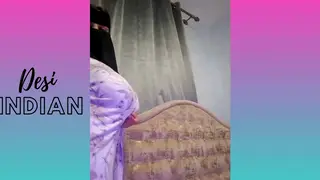 Voluptuous Indian Housewife Pleasures Herself with Toys for Husband