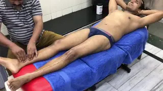 Asian Masseur Works Cock With Skilled Hands and Mouth