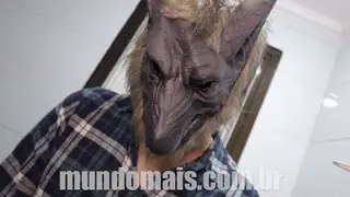 Brazilian Latino Takes a Big Cock Deep