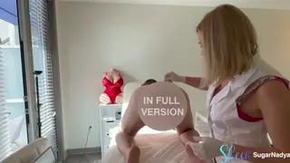Blonde European MILF Tries Casting with Husband Watching
