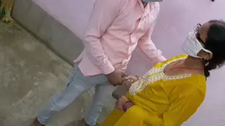 Curvy Indian Teacher Bends Over a Hospital Bed