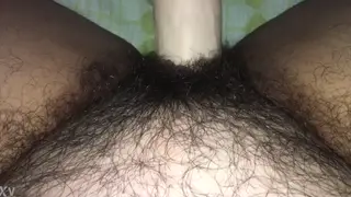 Pregnant BBW Takes Machine Deep in Hairy Hole